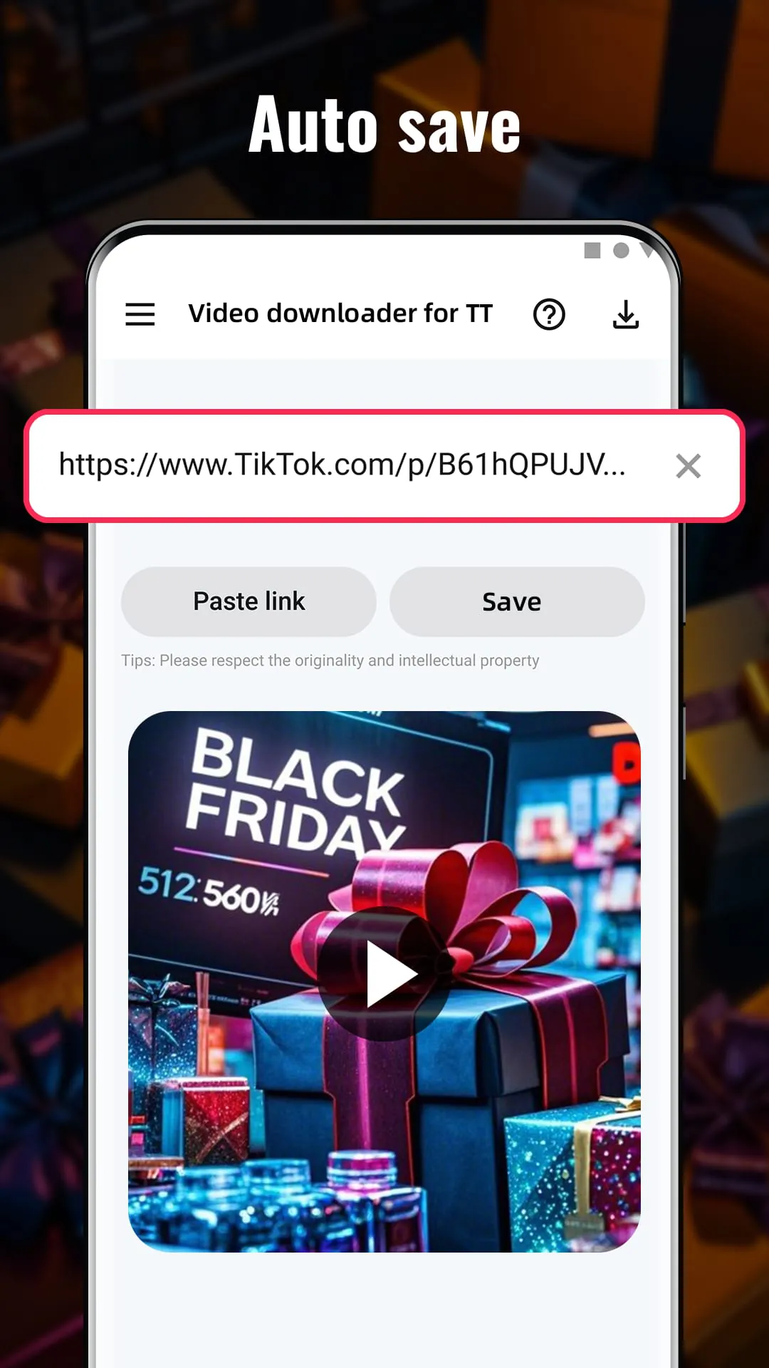 Download video no watermark