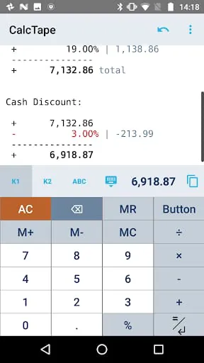 CalcTape Calculator with Tape