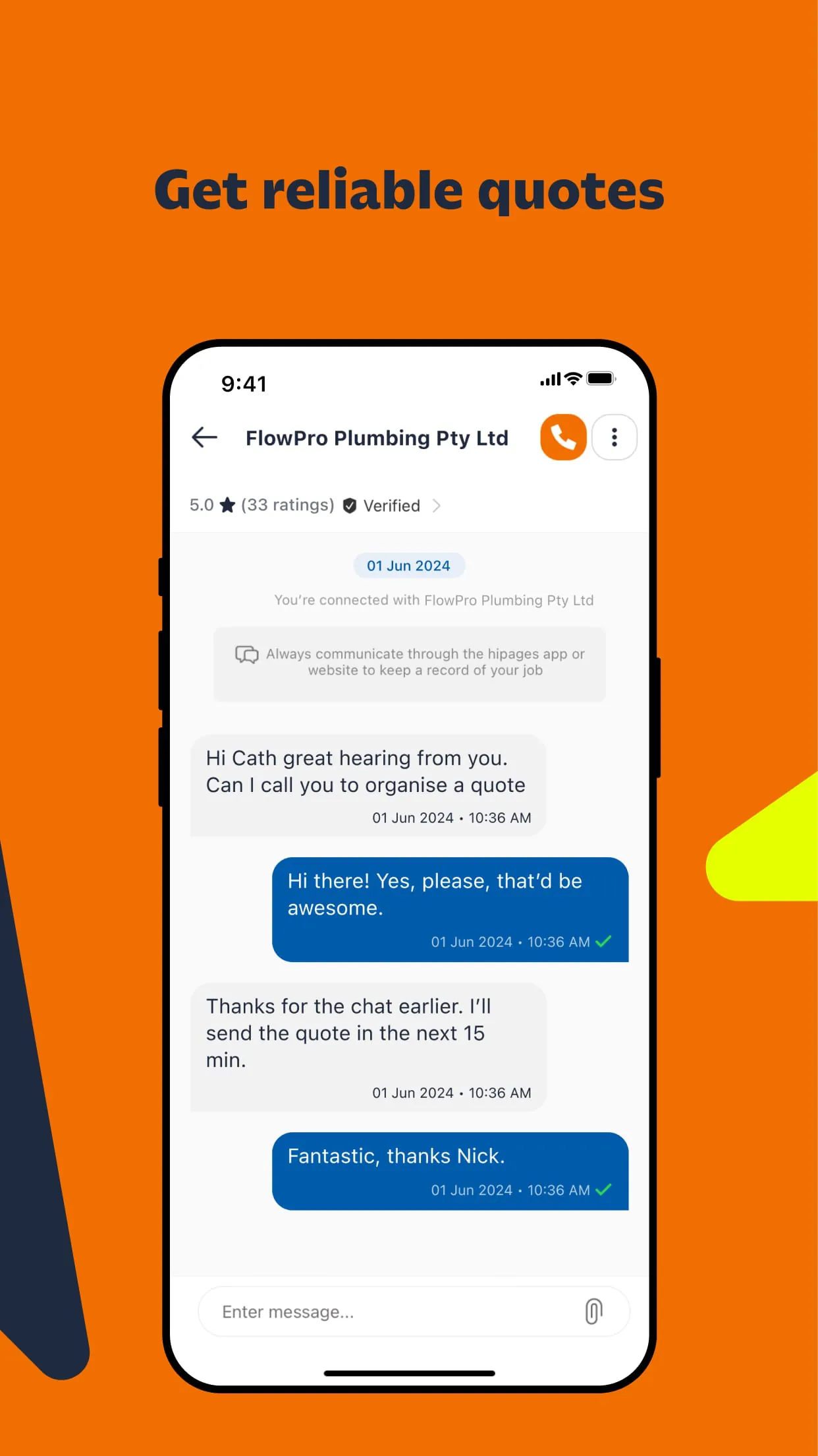 hipages -hire the right tradie