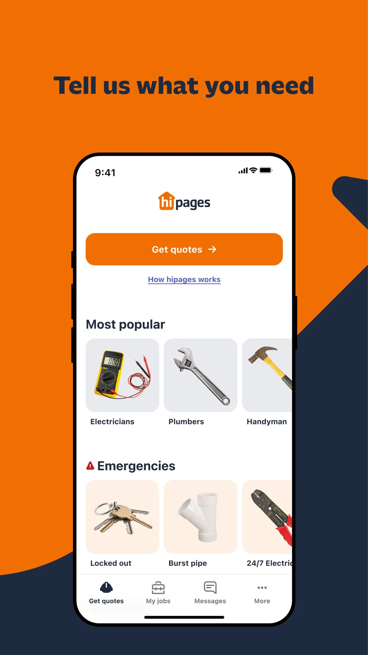 hipages -hire the right tradie