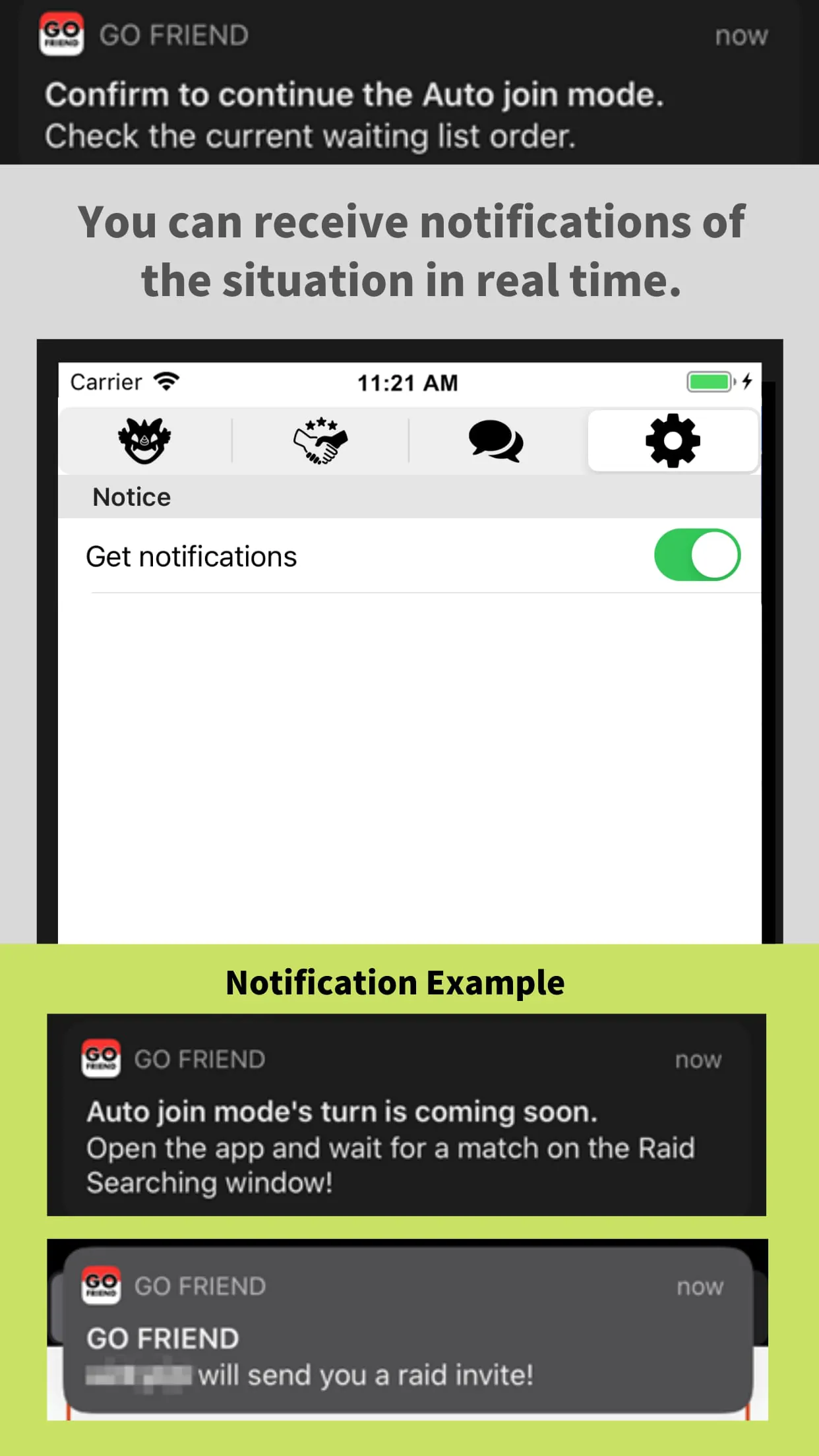 GO FRIEND - Remote Raids