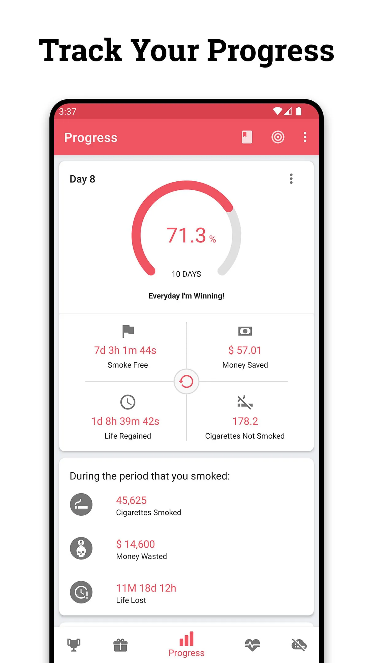 Quit Tracker: Stop Smoking