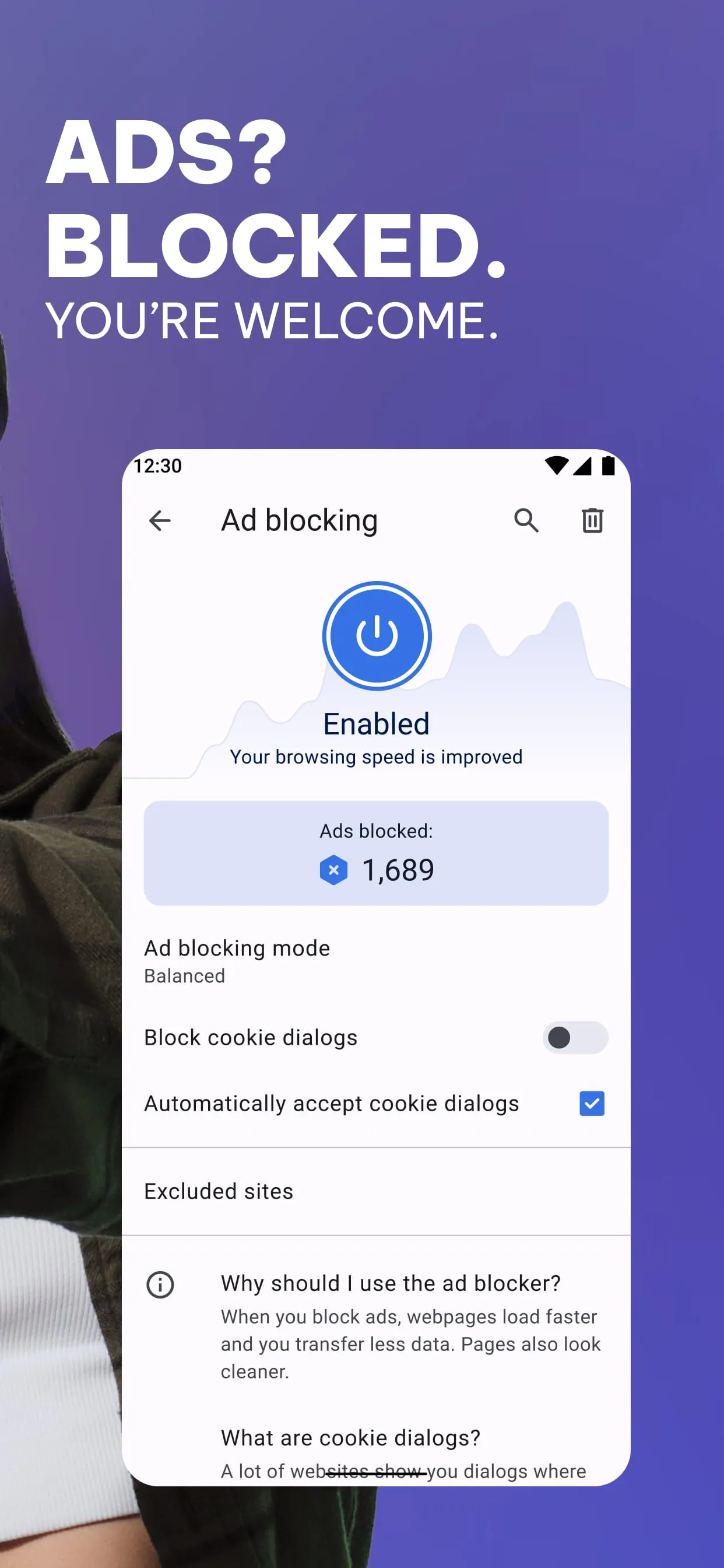 Opera browser with AI
