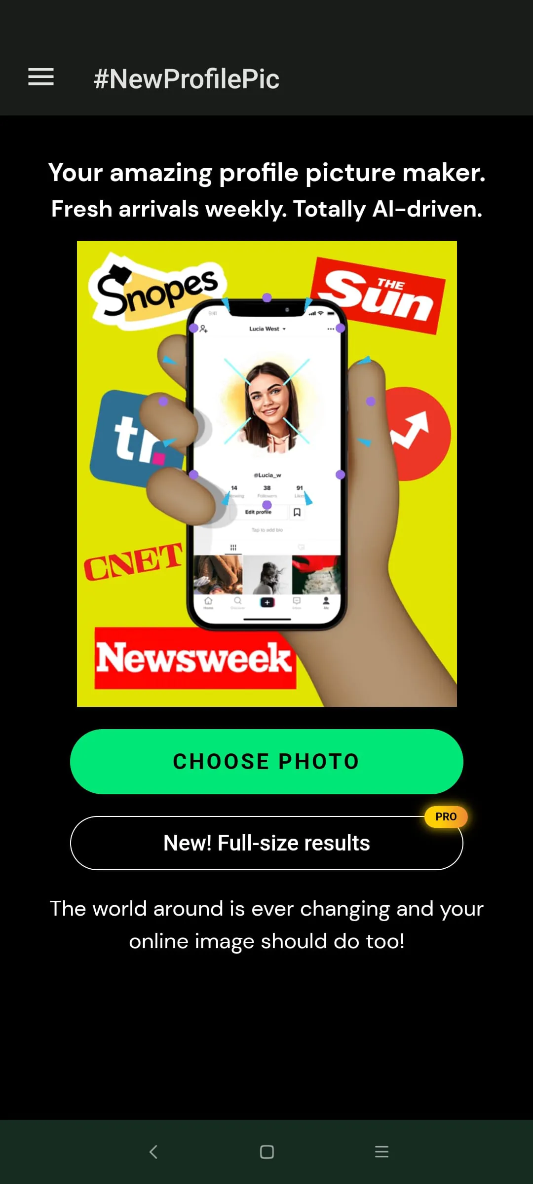 NewProfilePic: Profile Picture