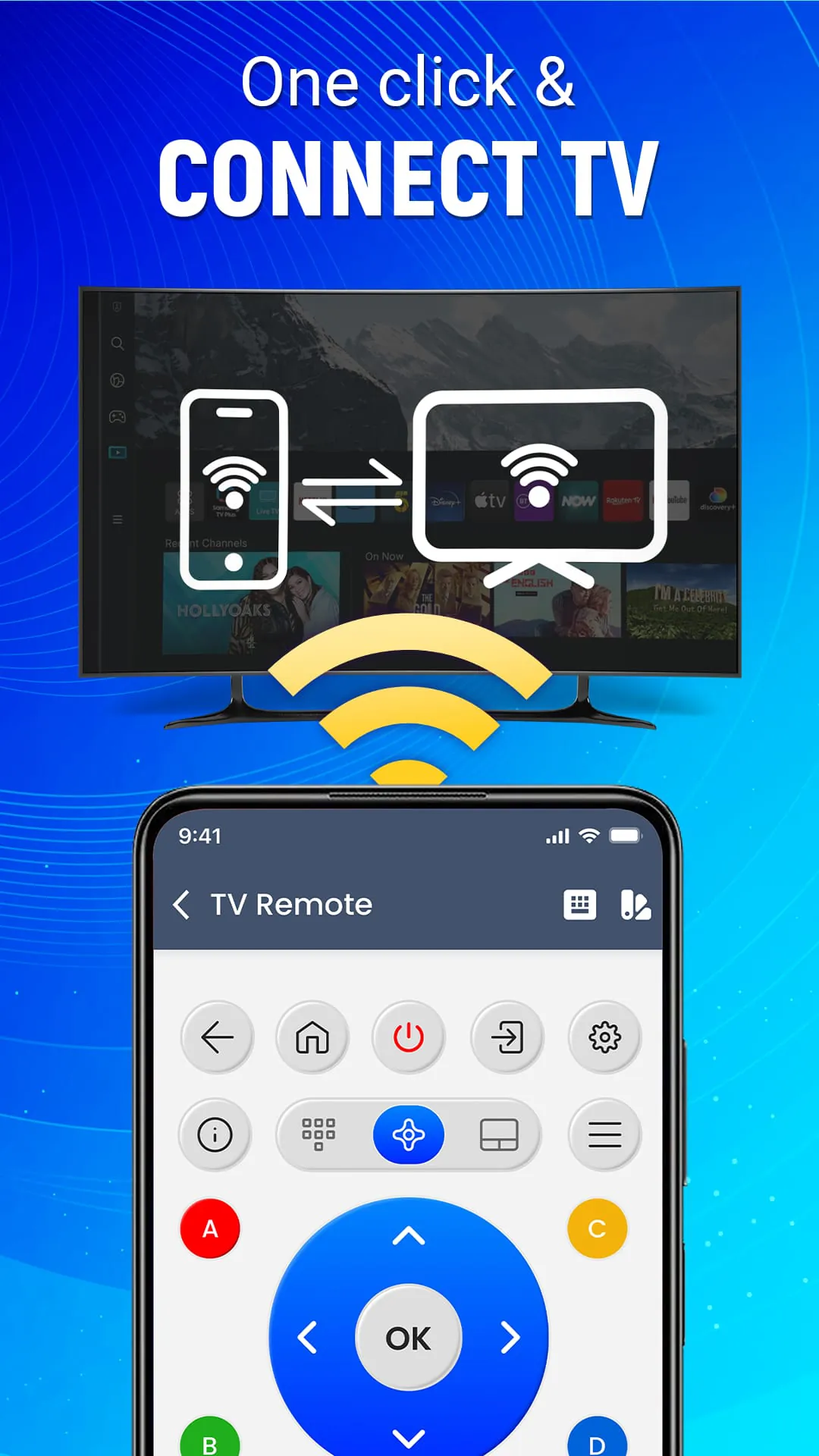 Univesal Tv Remote: Cast to TV