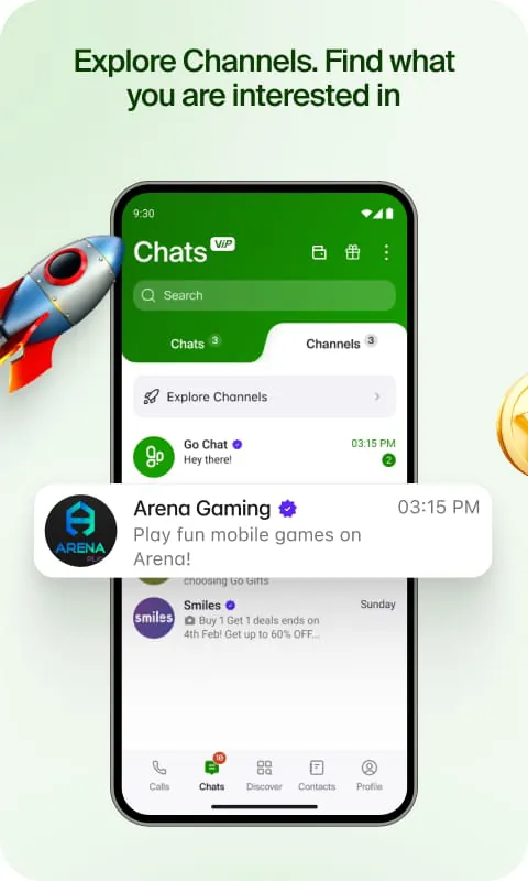 GoChat Messenger: Video Calls