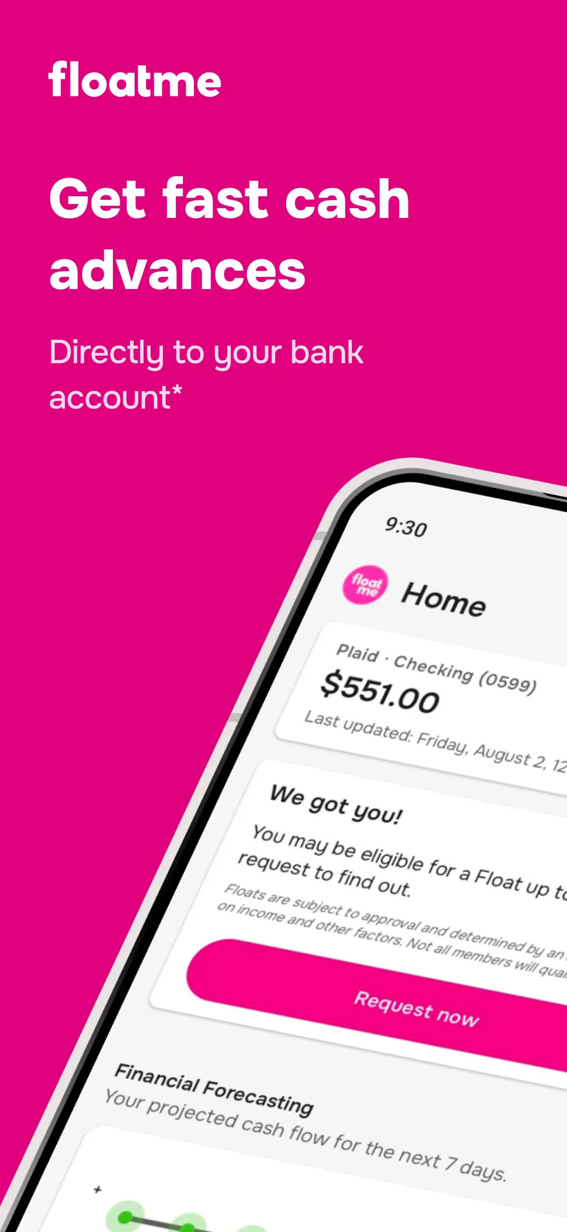 FloatMe: Budget & Cash Advance