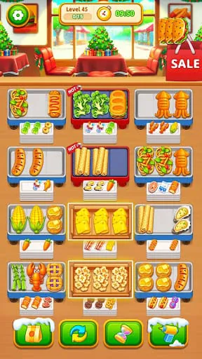 Grill Sort - Food Sort Games