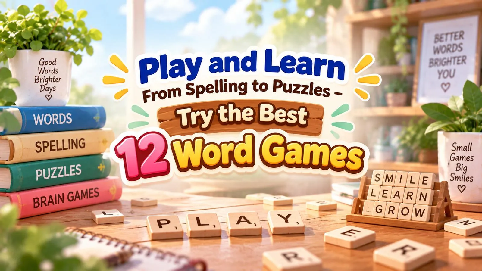 Play and Learn From Spelling to Puzzles - Try the Best 12 Word Games