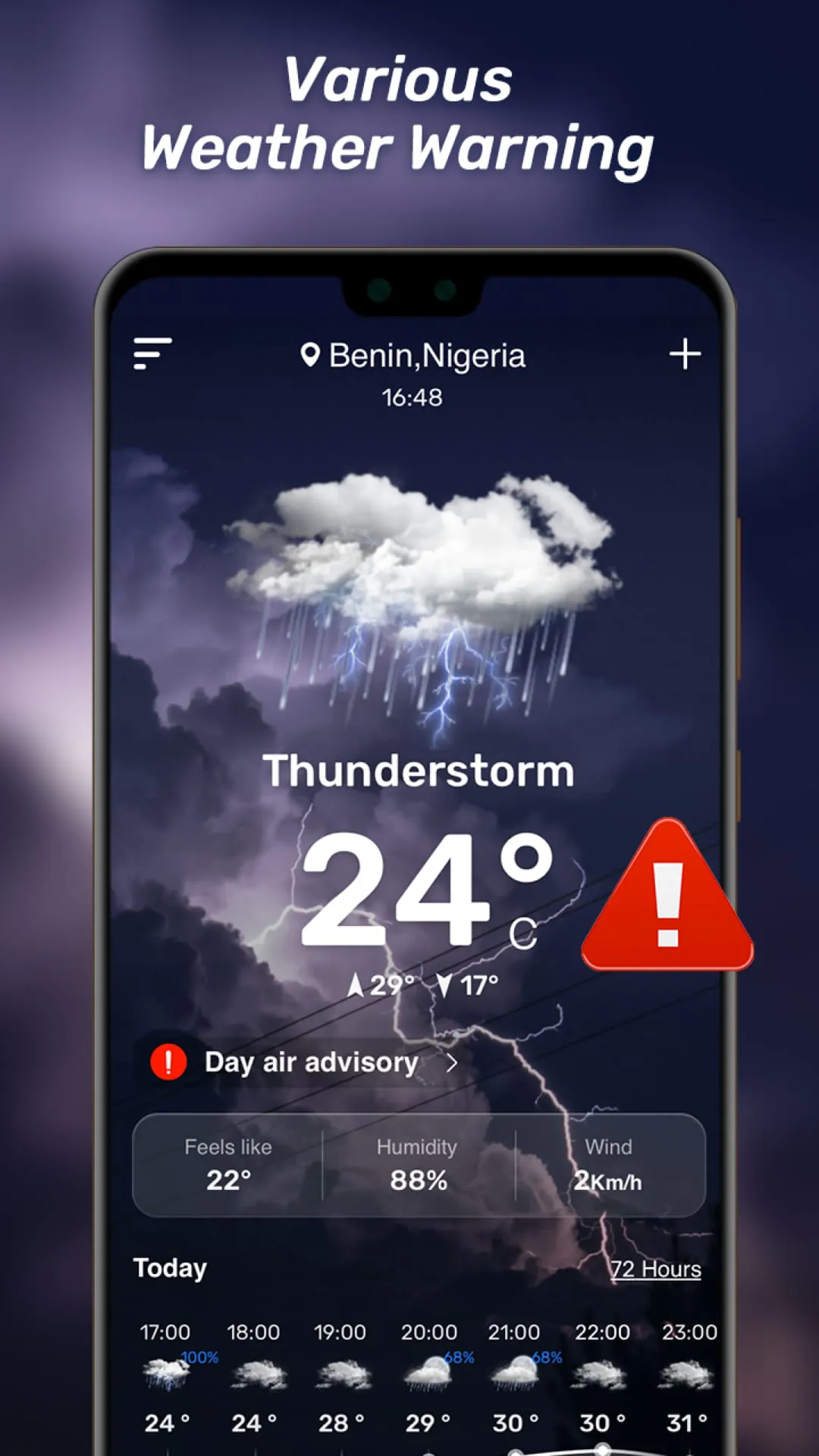 Local Weather Forecast -Widget