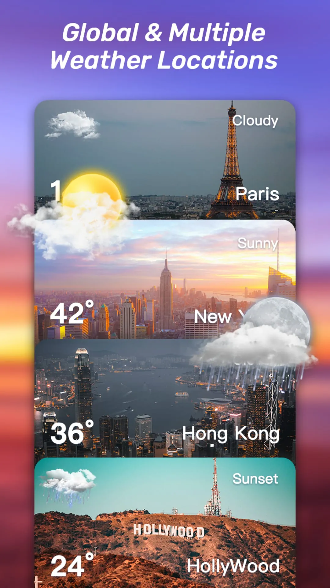Local Weather Forecast -Widget