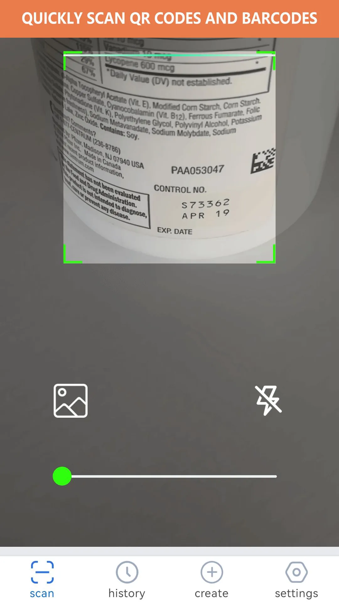 QR Barcode : Scanner & Create