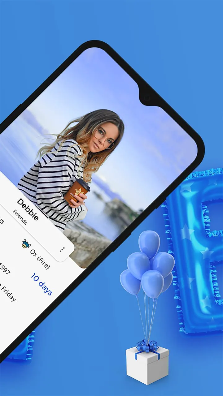 Birthdays, Reminder & Calendar