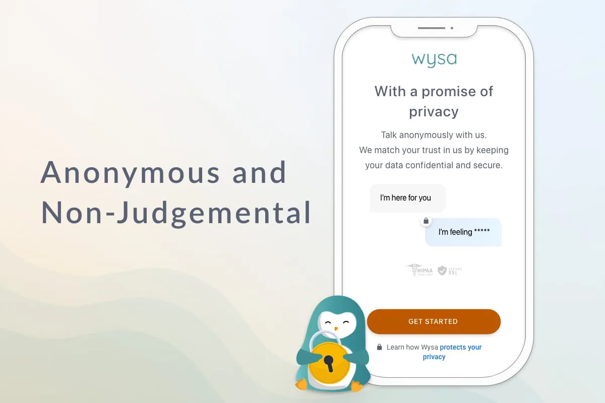Wysa: Anxiety, therapy chatbot