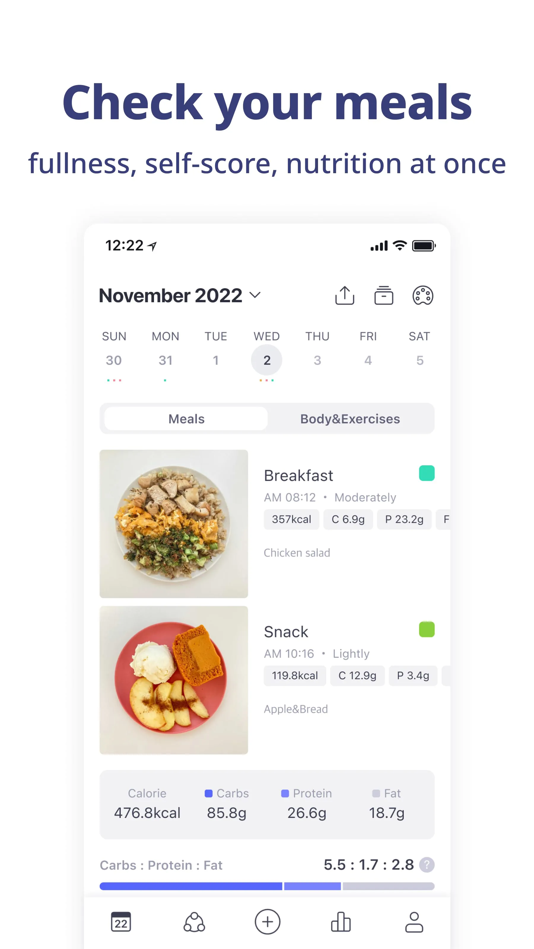 Mealligram - my health journal