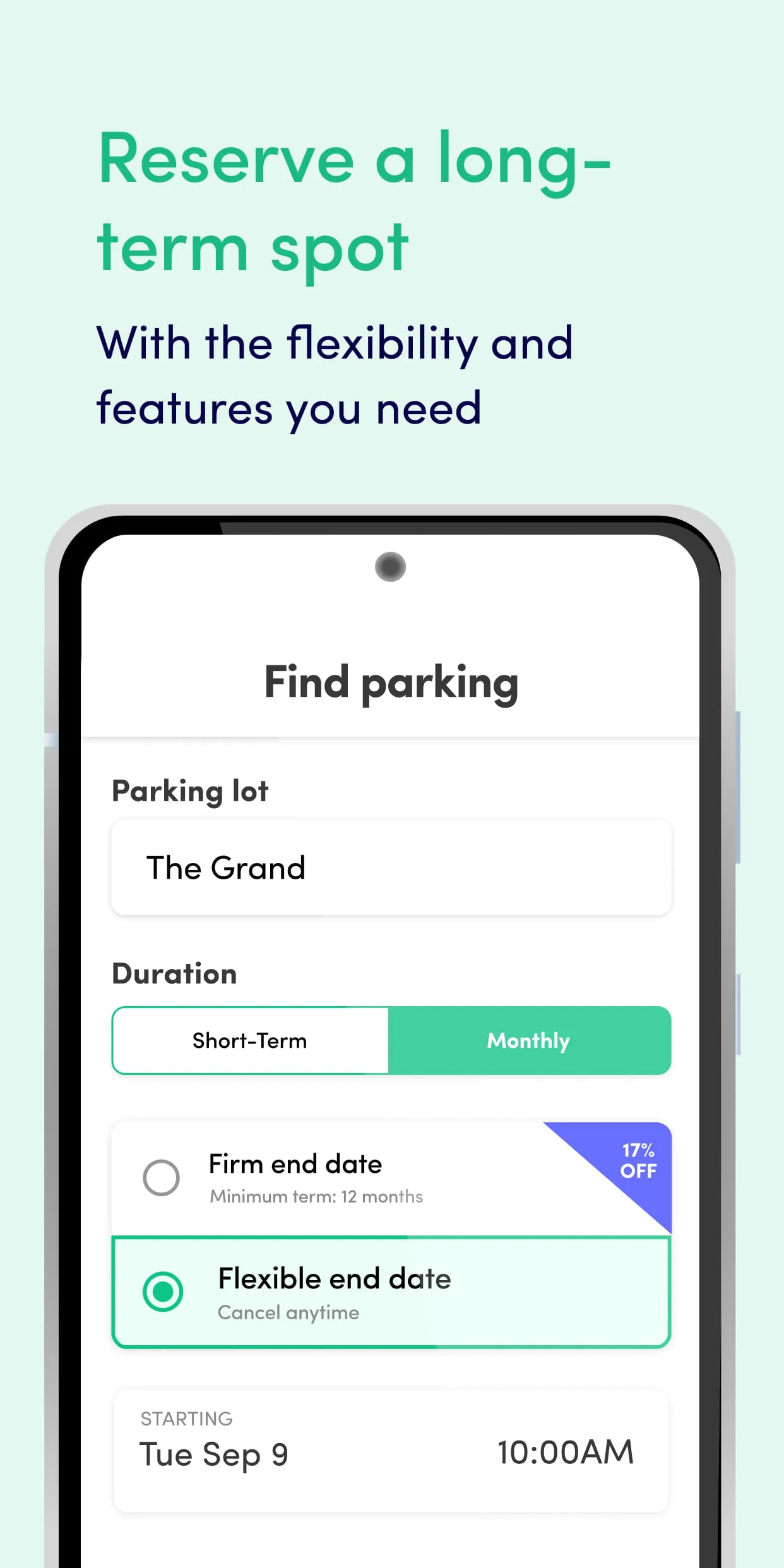 Parkade: Park at your building