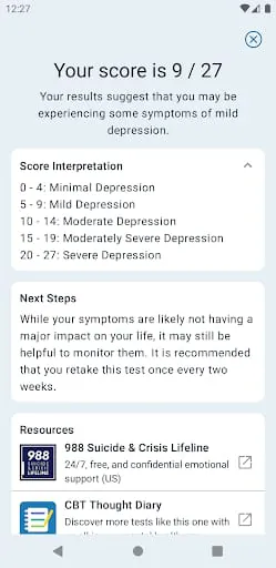 Depression Test