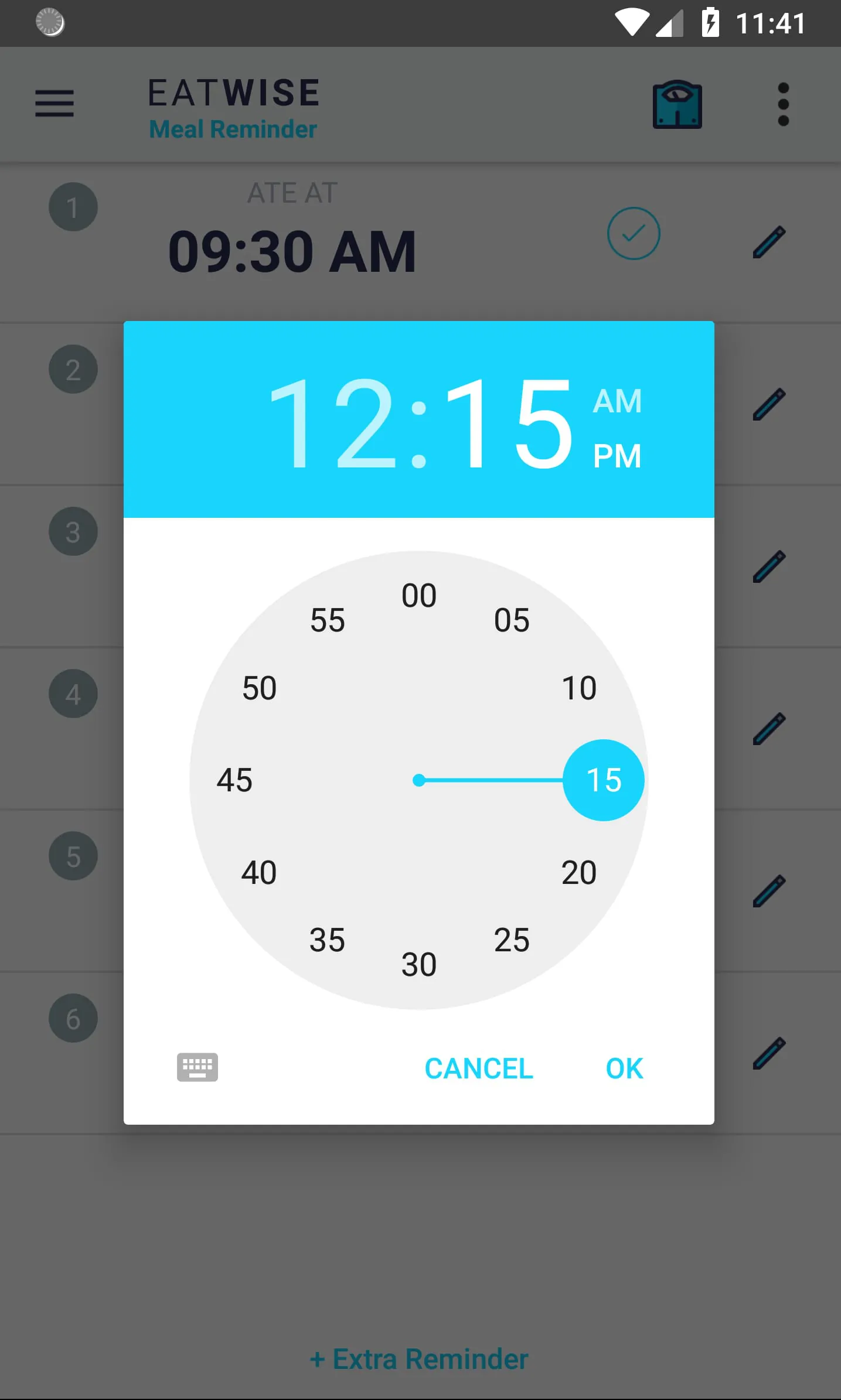 EatWise - Meal Reminder