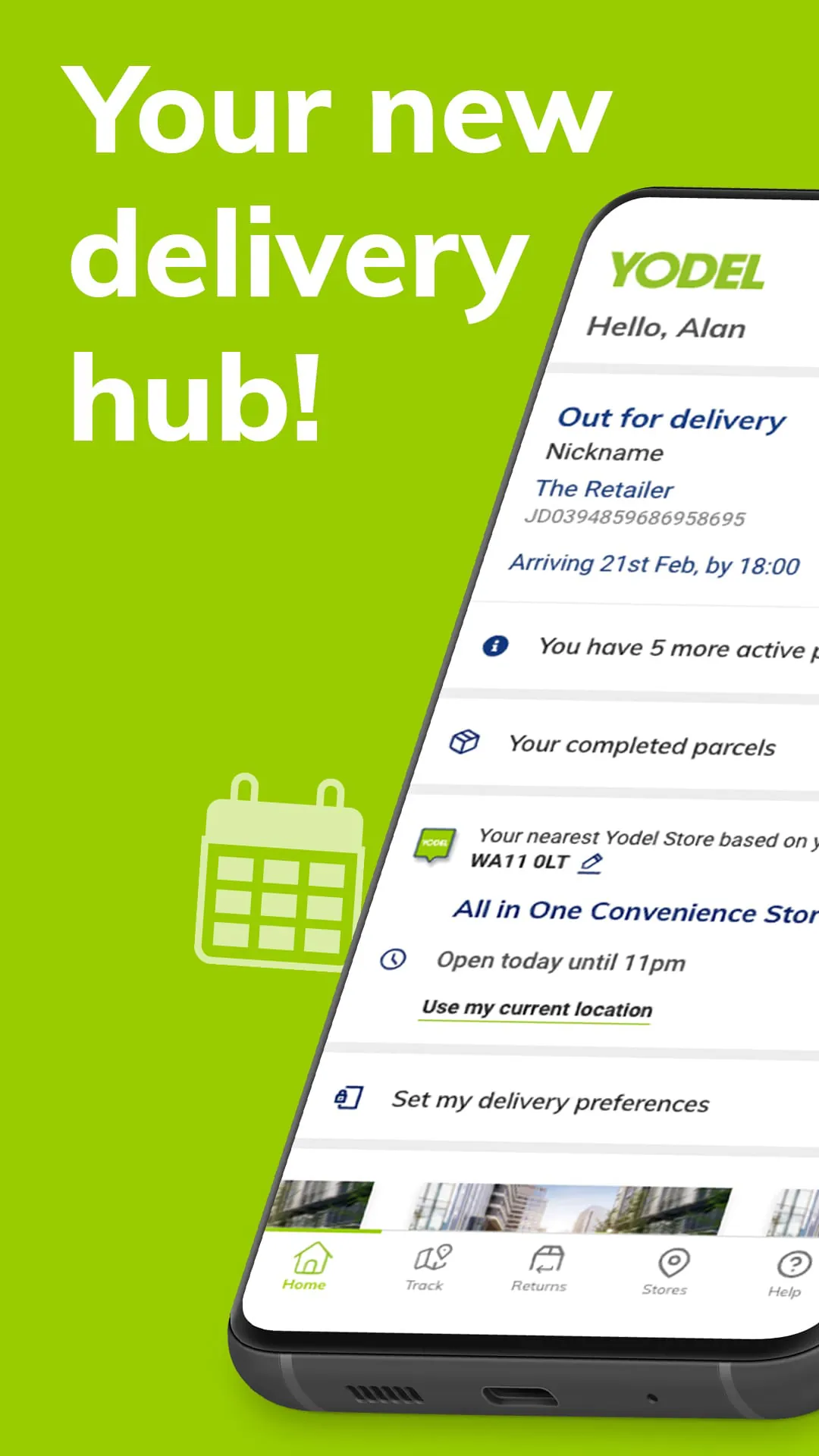 Yodel Parcel Tracker & Returns