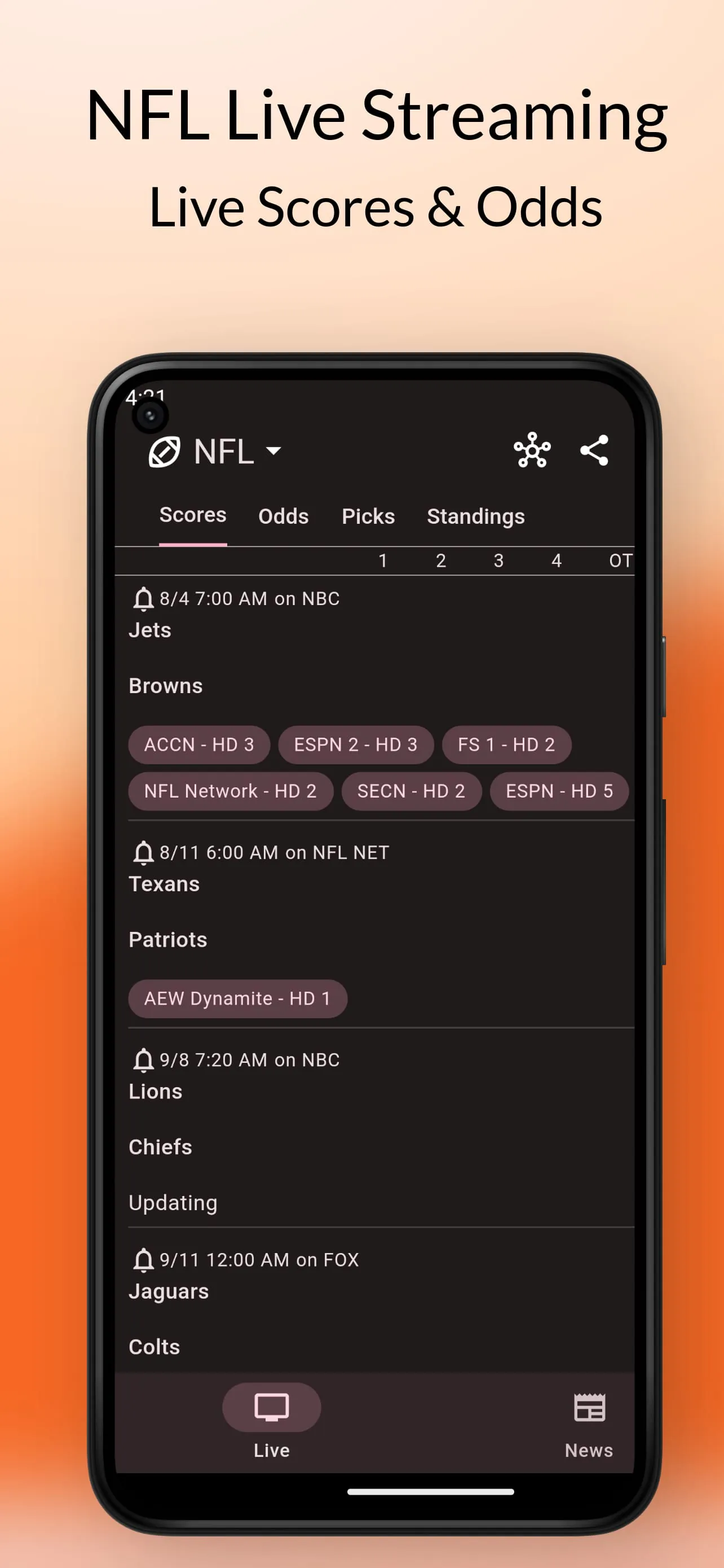 Dofu - NFL Live Streaming