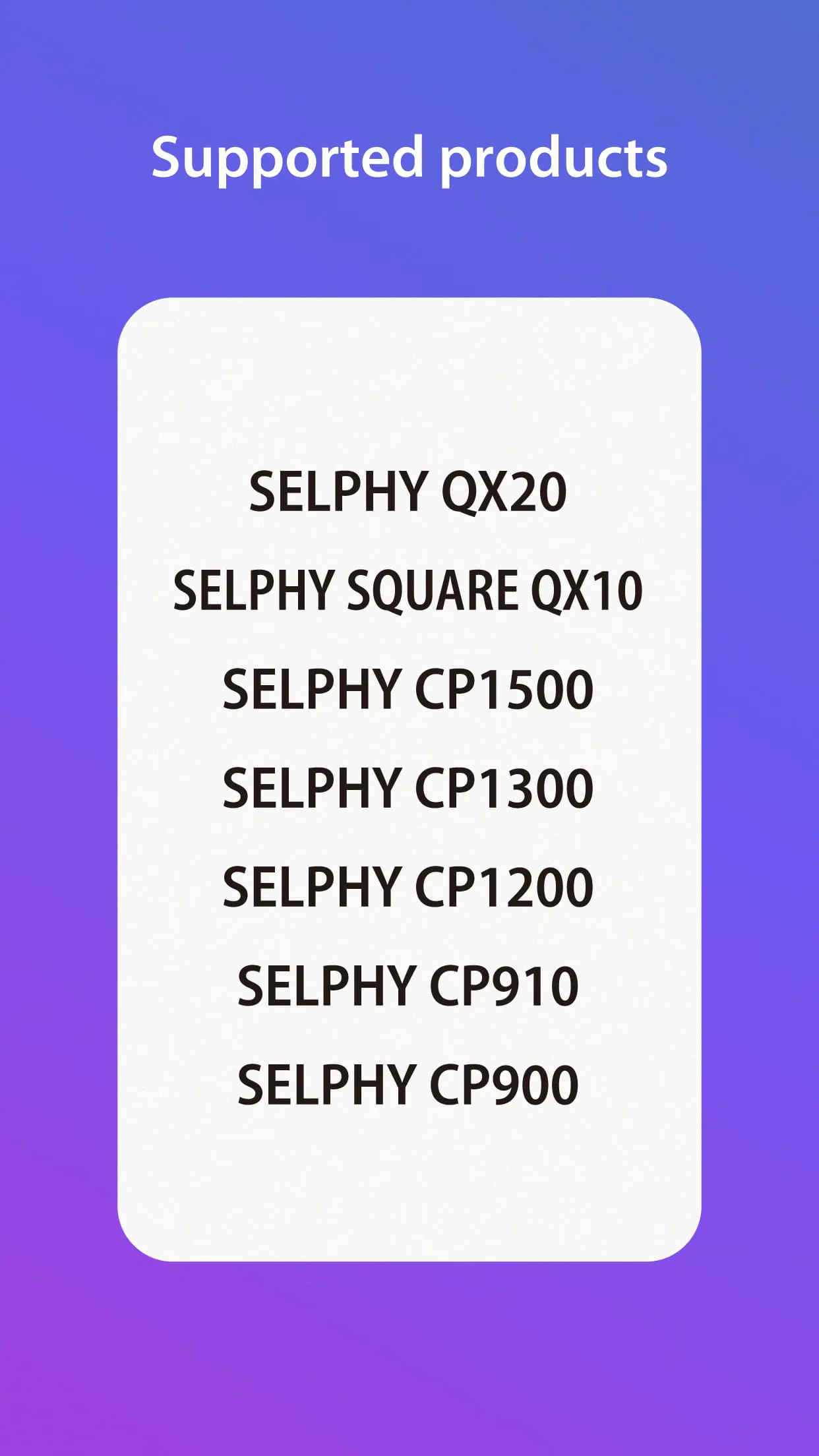 SELPHY Photo Layout