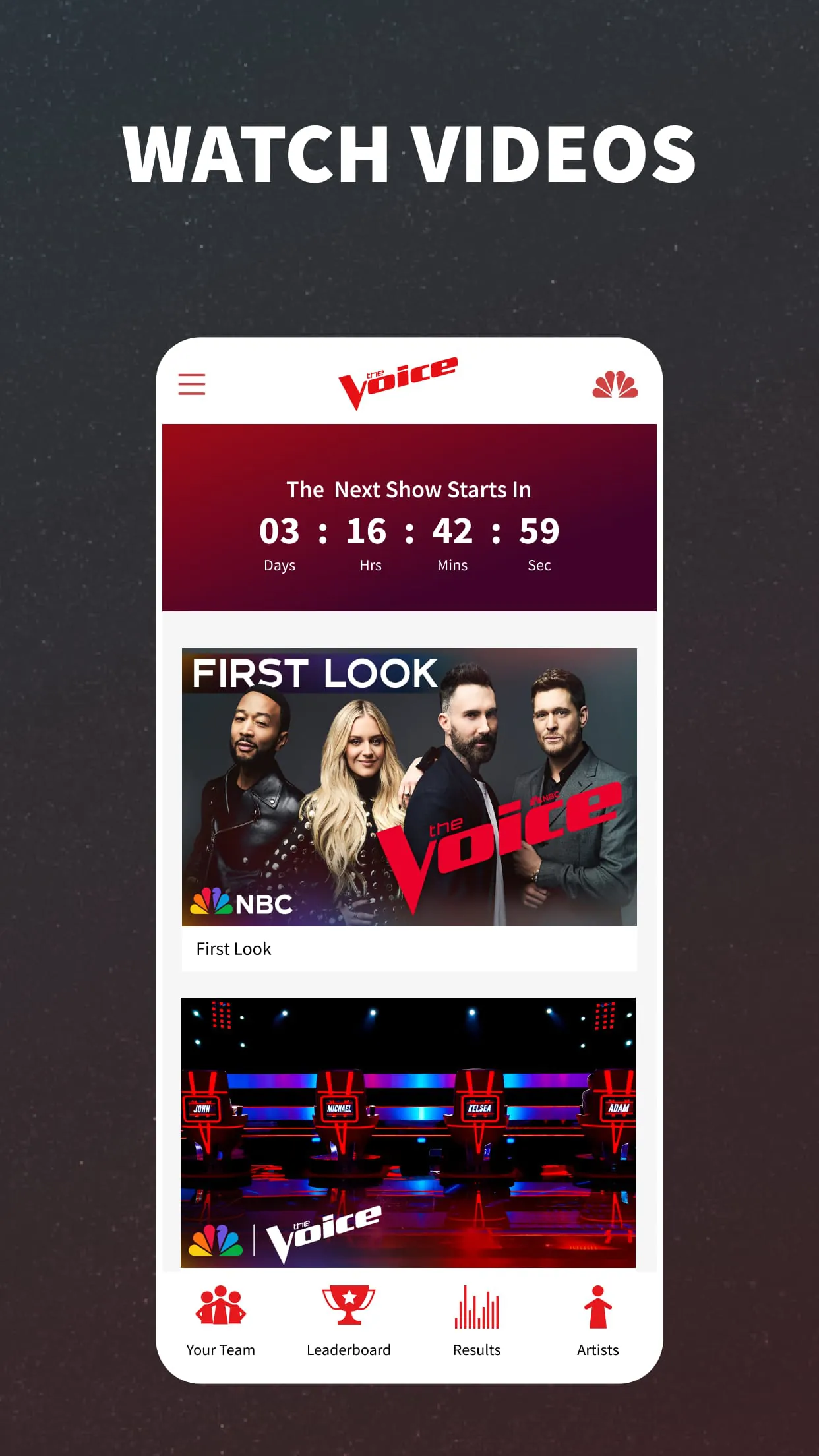 The Voice Official App on NBC