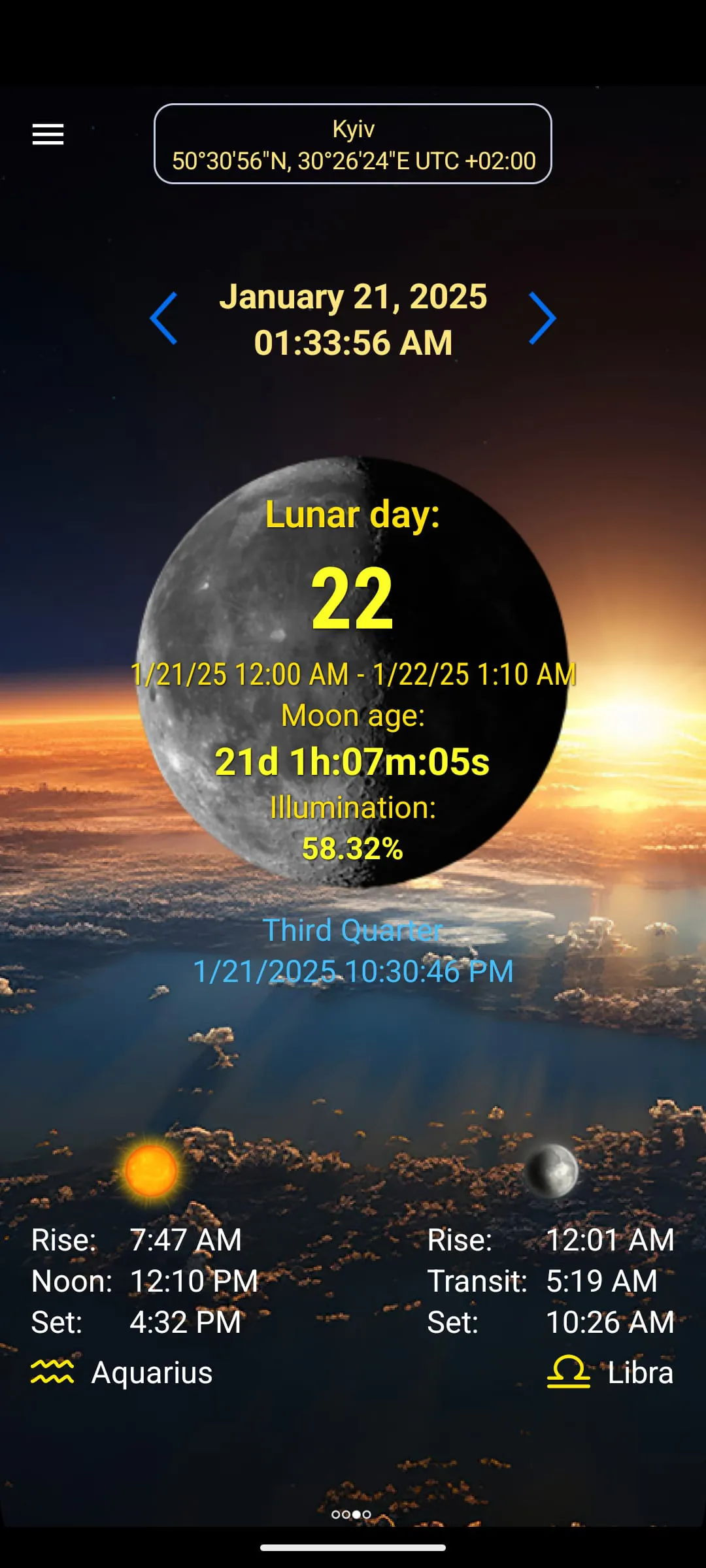 Moon Calendar