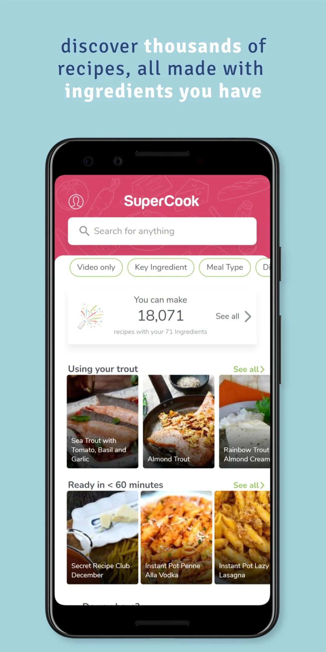 SuperCook - Recipe Generator