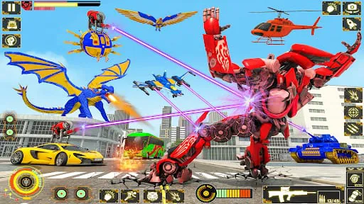 Snake Car Robot Transformation