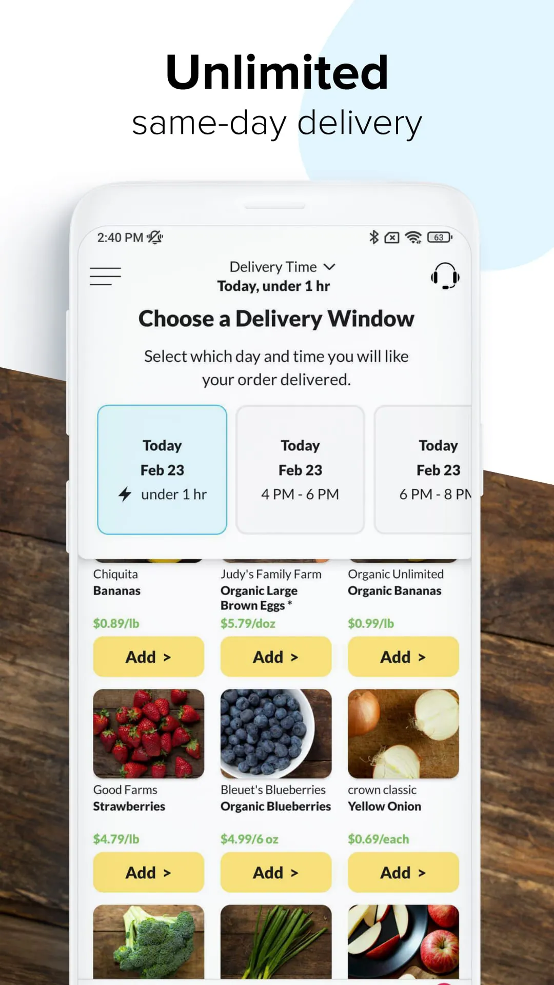 Farmstead: Grocery Delivery