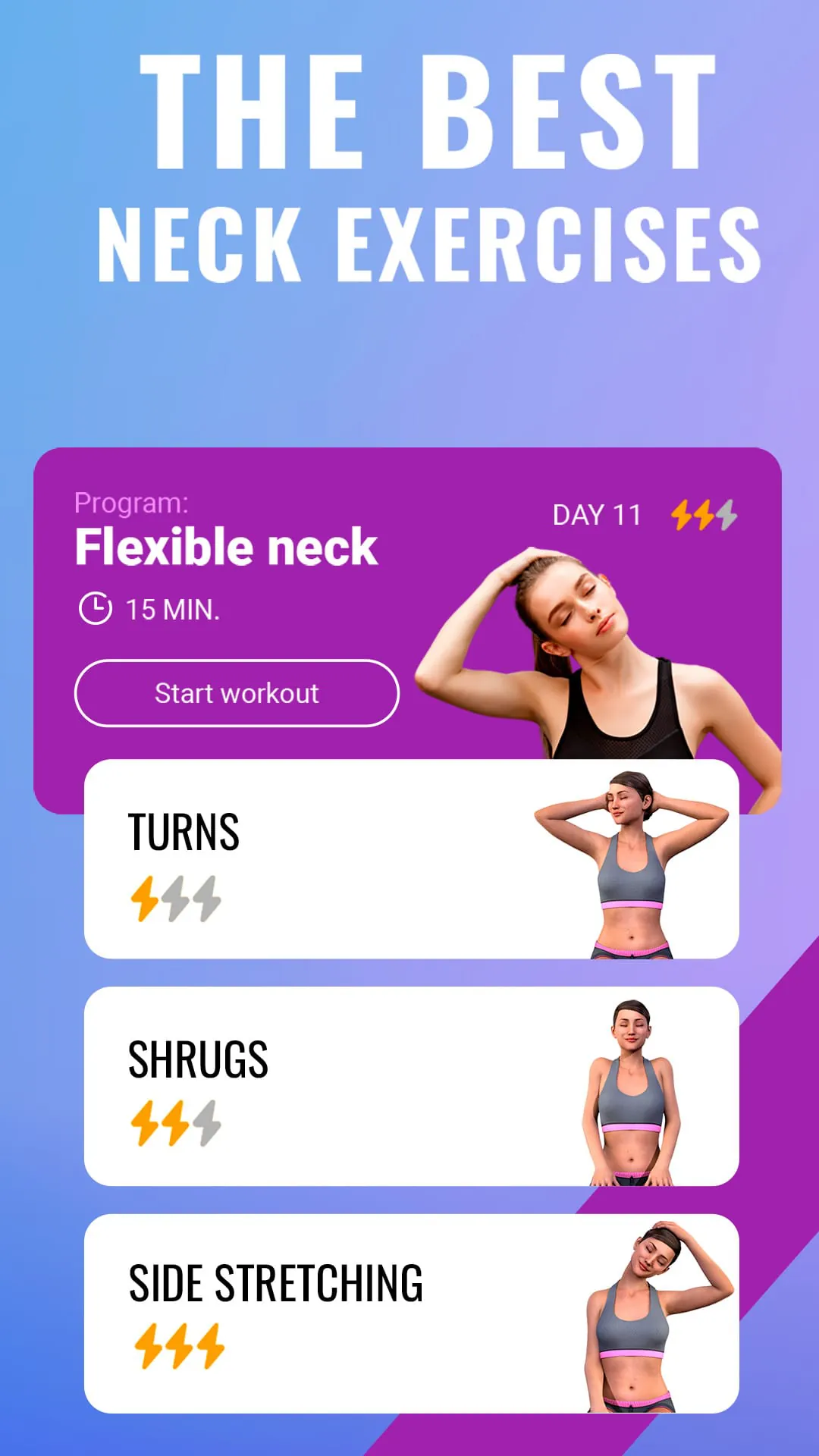 Neck exercises - Pain relief