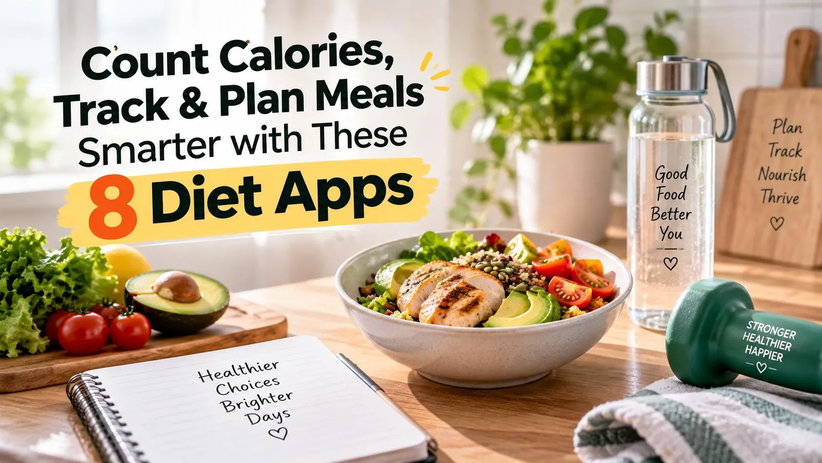 Count Calories, Track & Plan Meals Smarter with These 8 Diet Apps