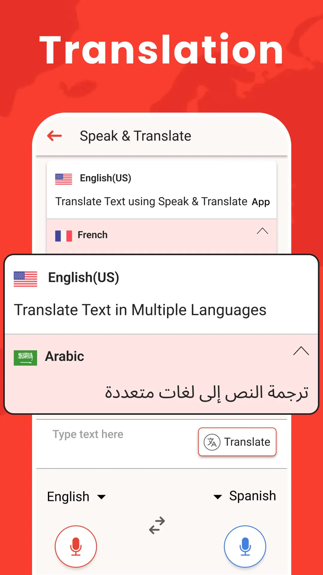 Speak and Translate Languages
