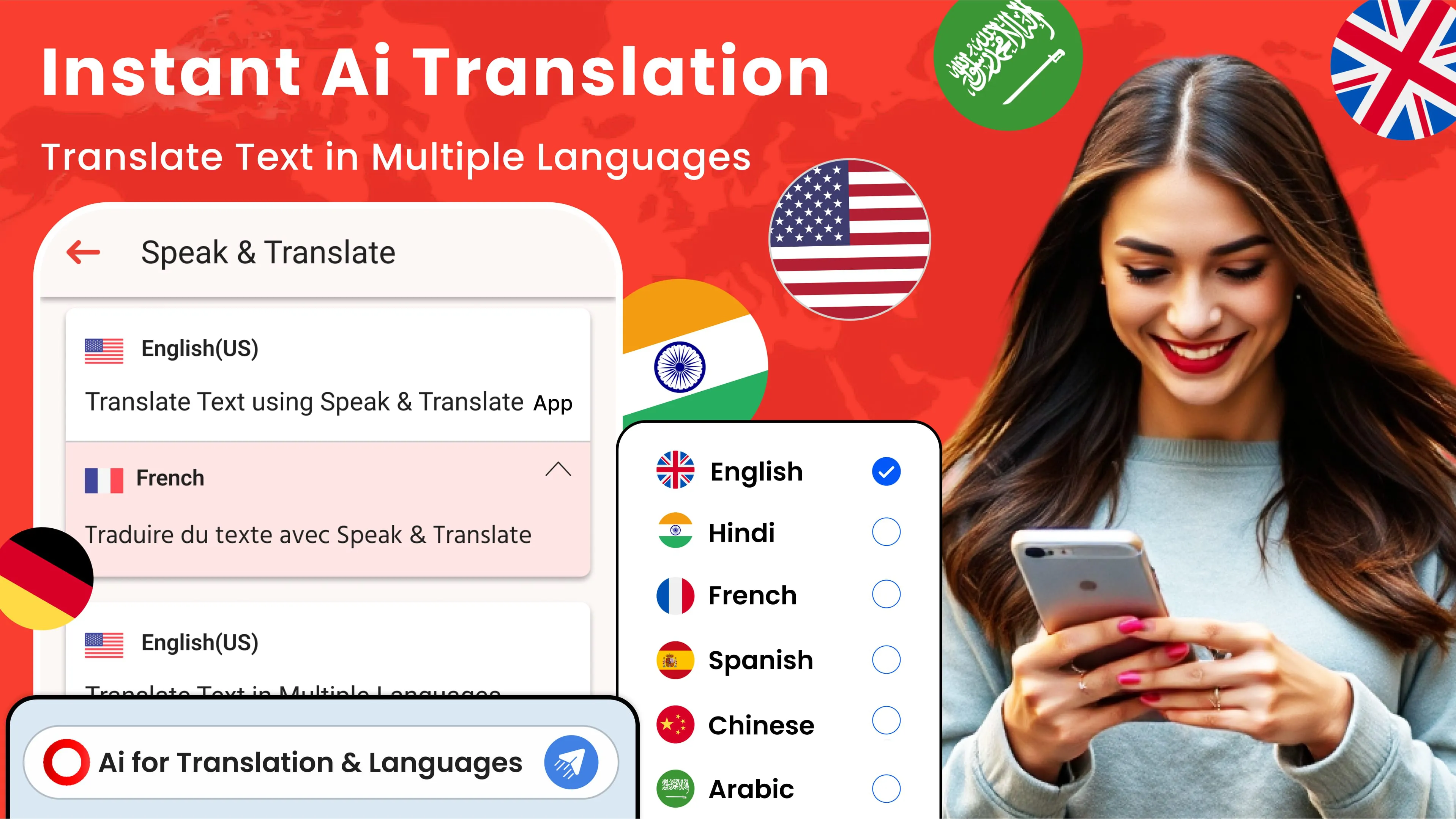 Speak and Translate Languages