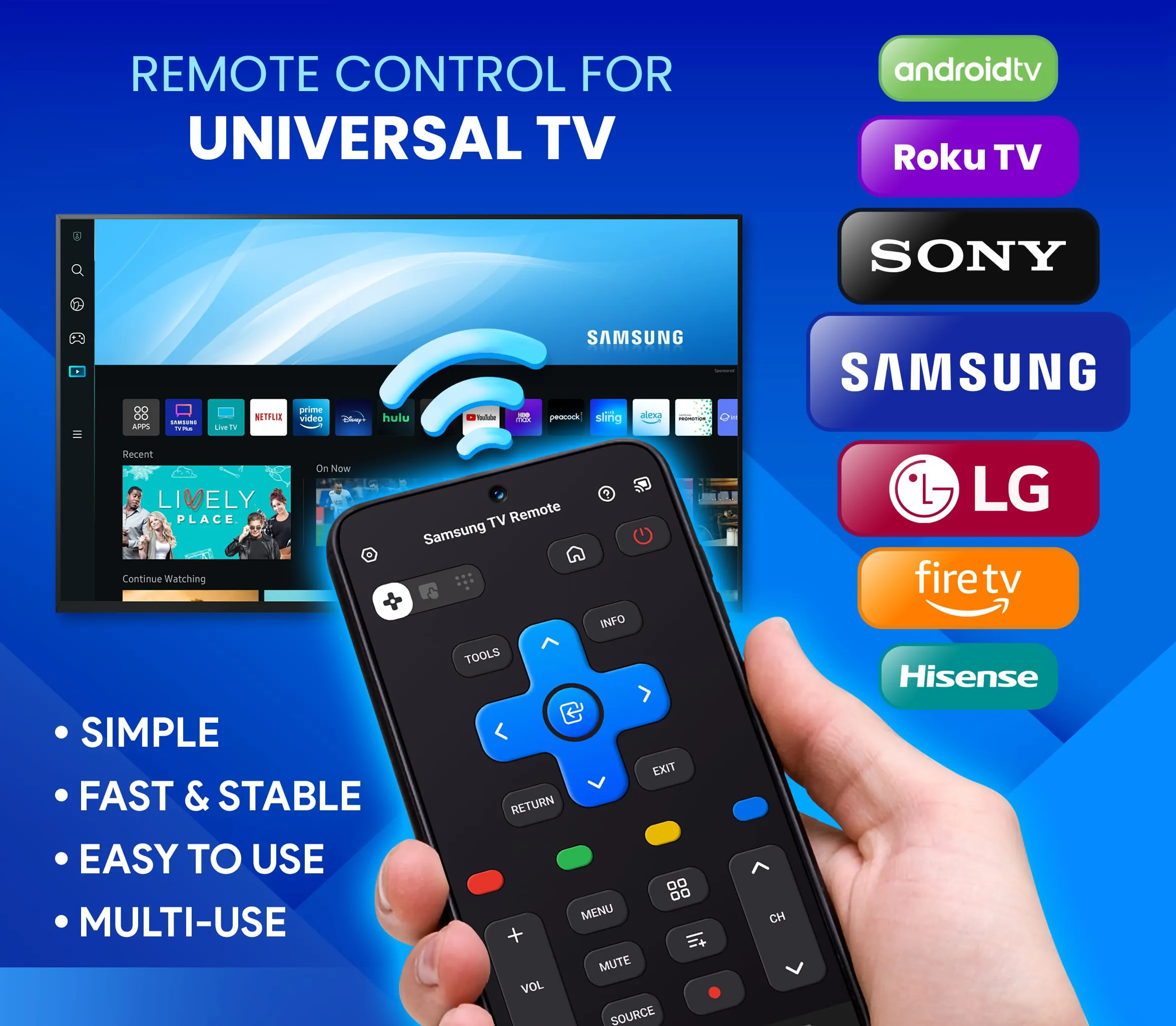 Universal TV Remote Control