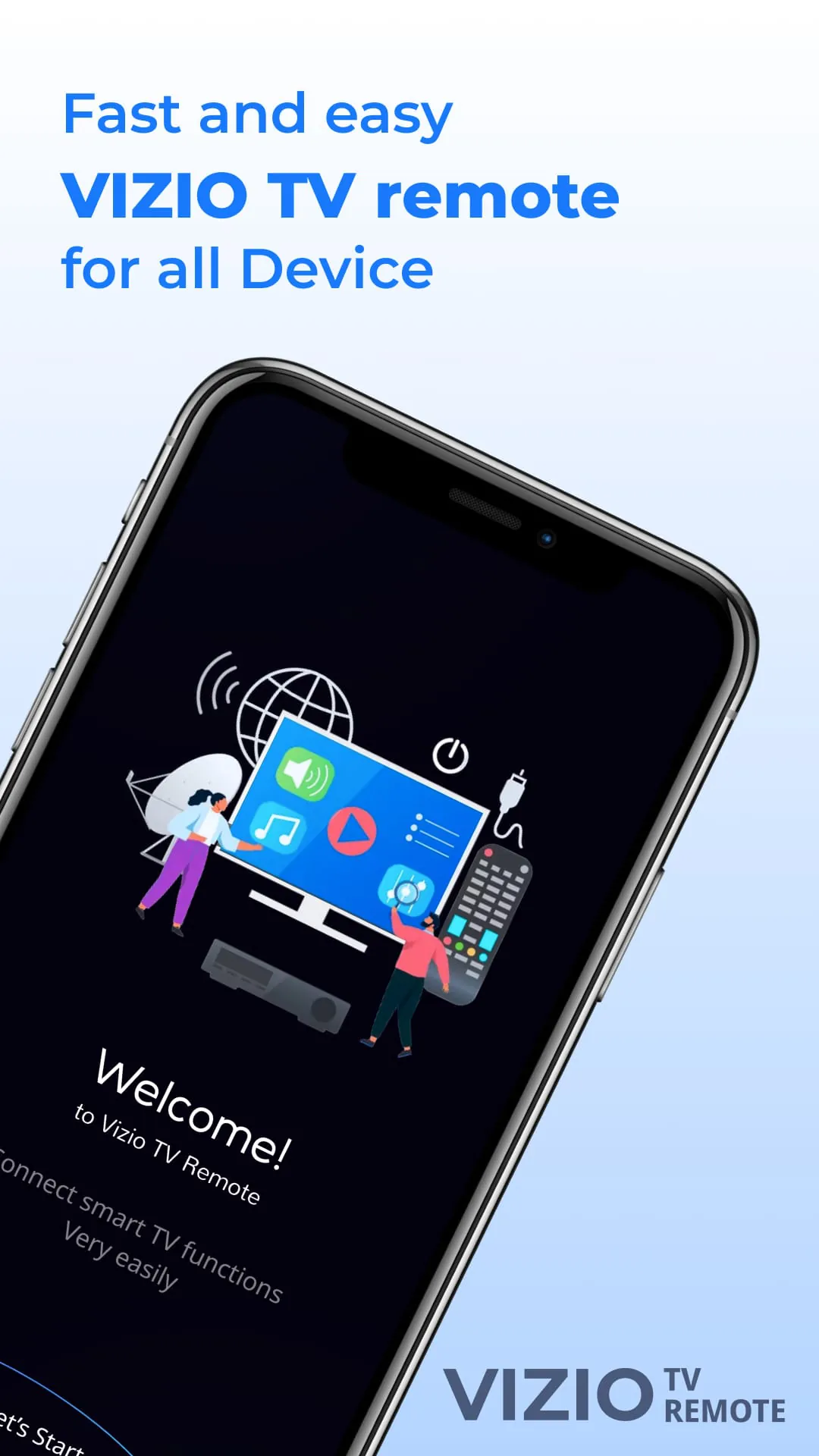 Remote for Vizio TV | Cast