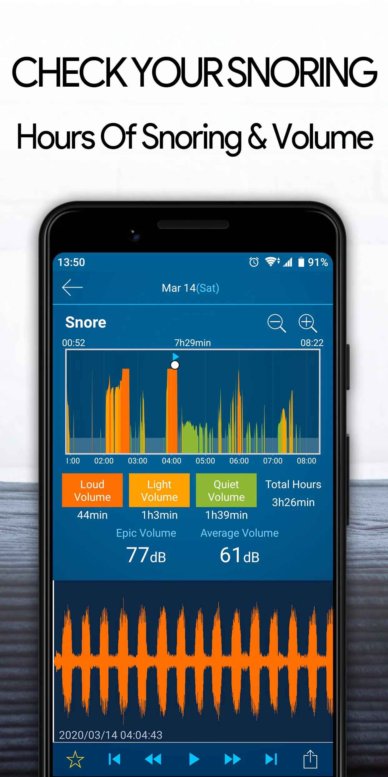JUKUSUI:Sleep log, Alarm clock