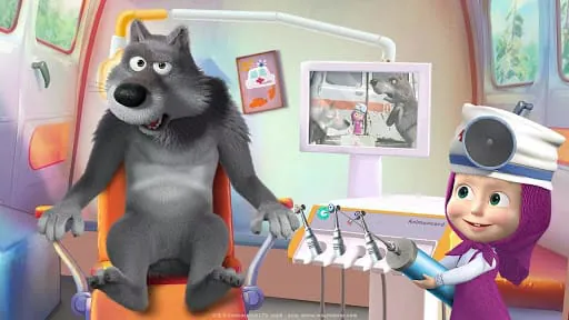 Masha and the Bear: Dentist