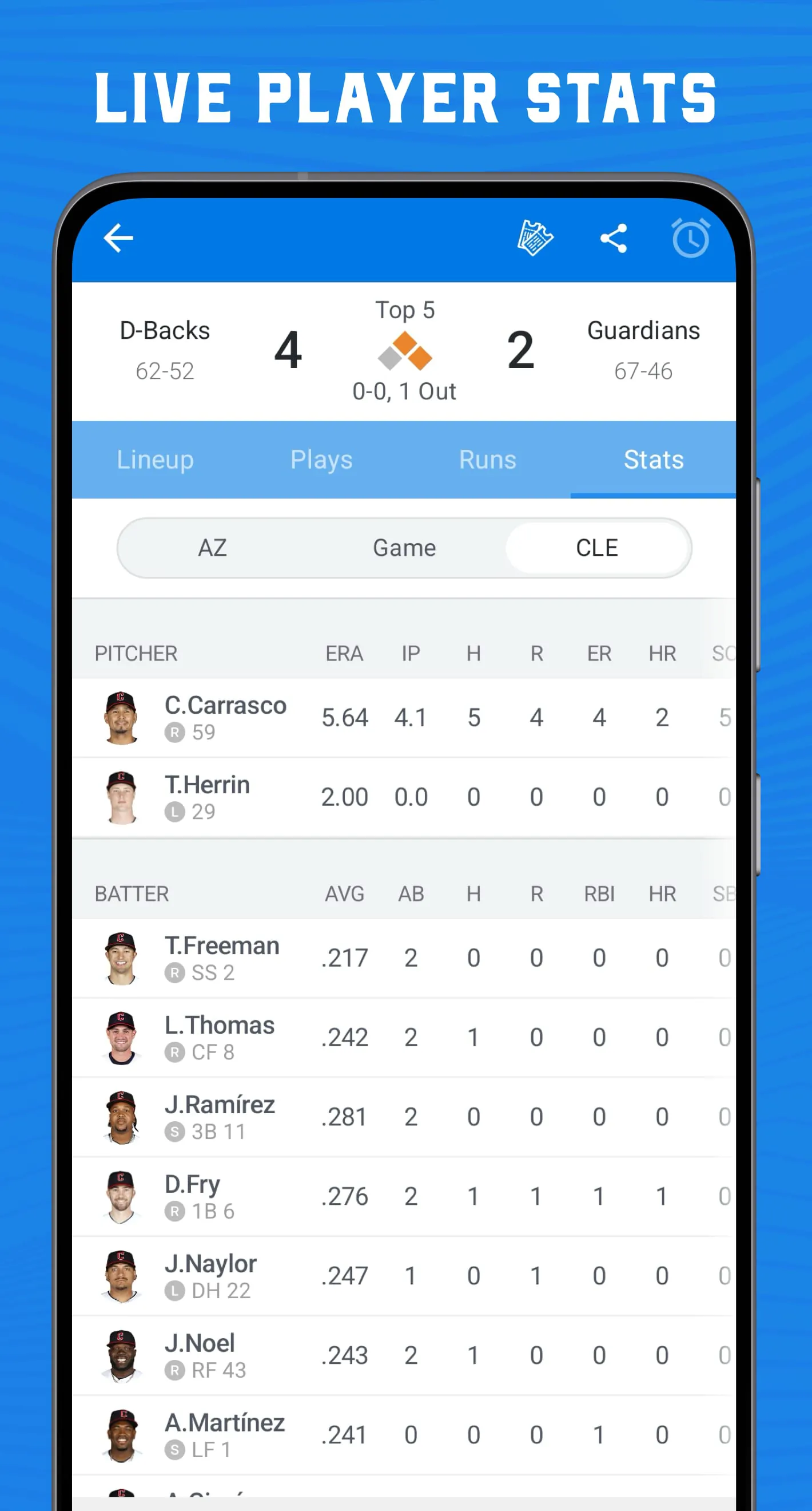 Scores App: MLB Baseball