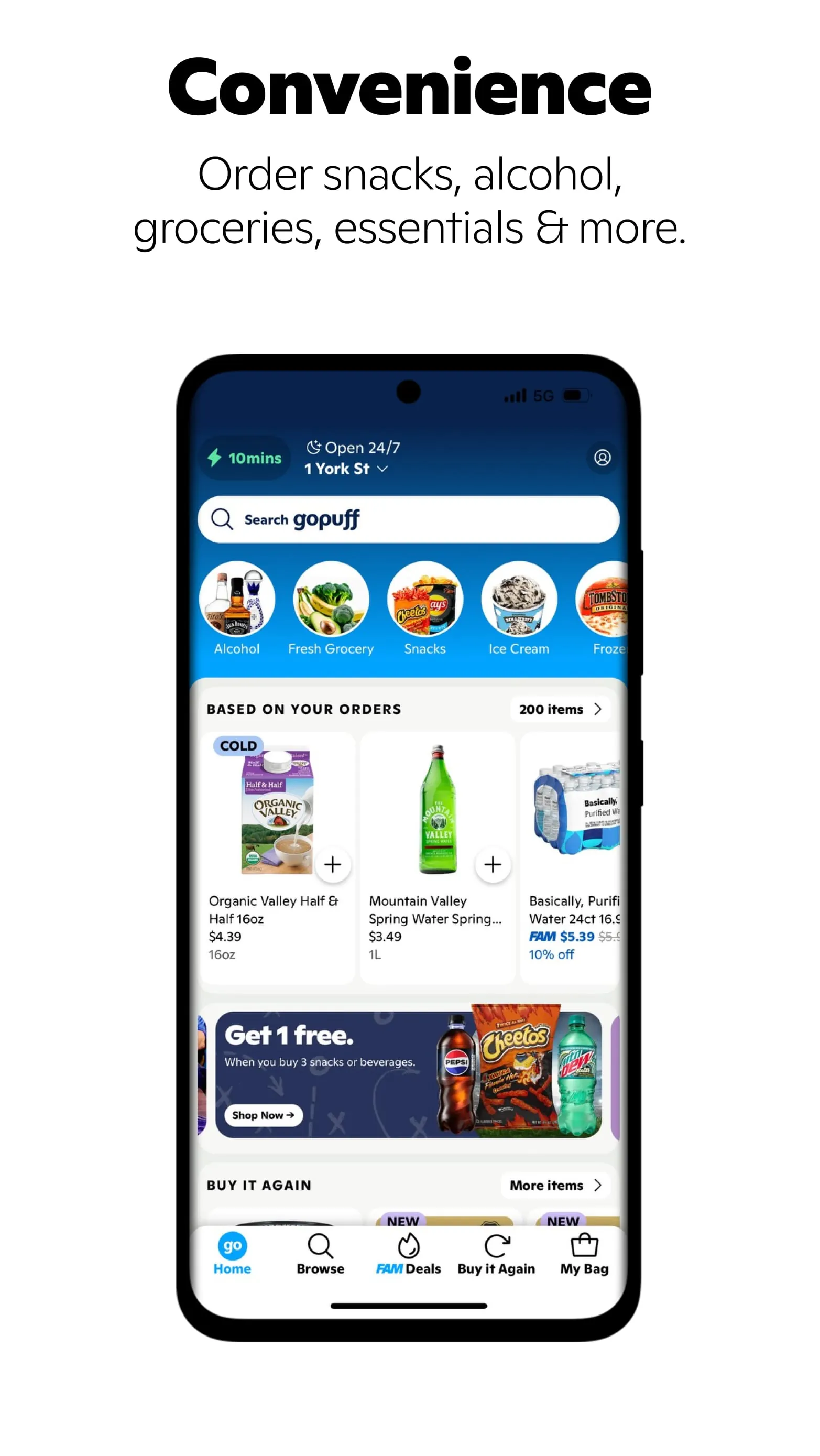Gopuff—Alcohol & Food Delivery