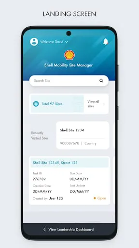 Shell Mobility Site Manager