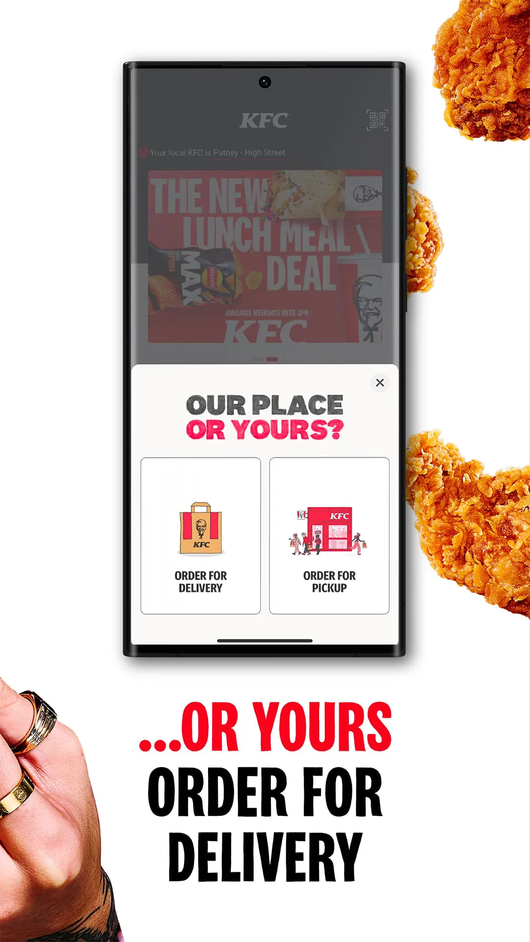 KFC UKI – Order and Delivery