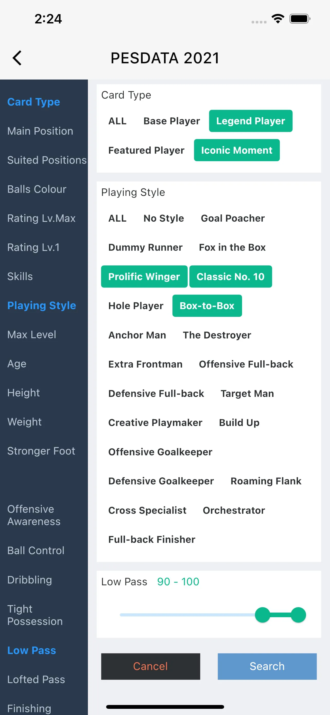PESData - eFootballDB & PESDB