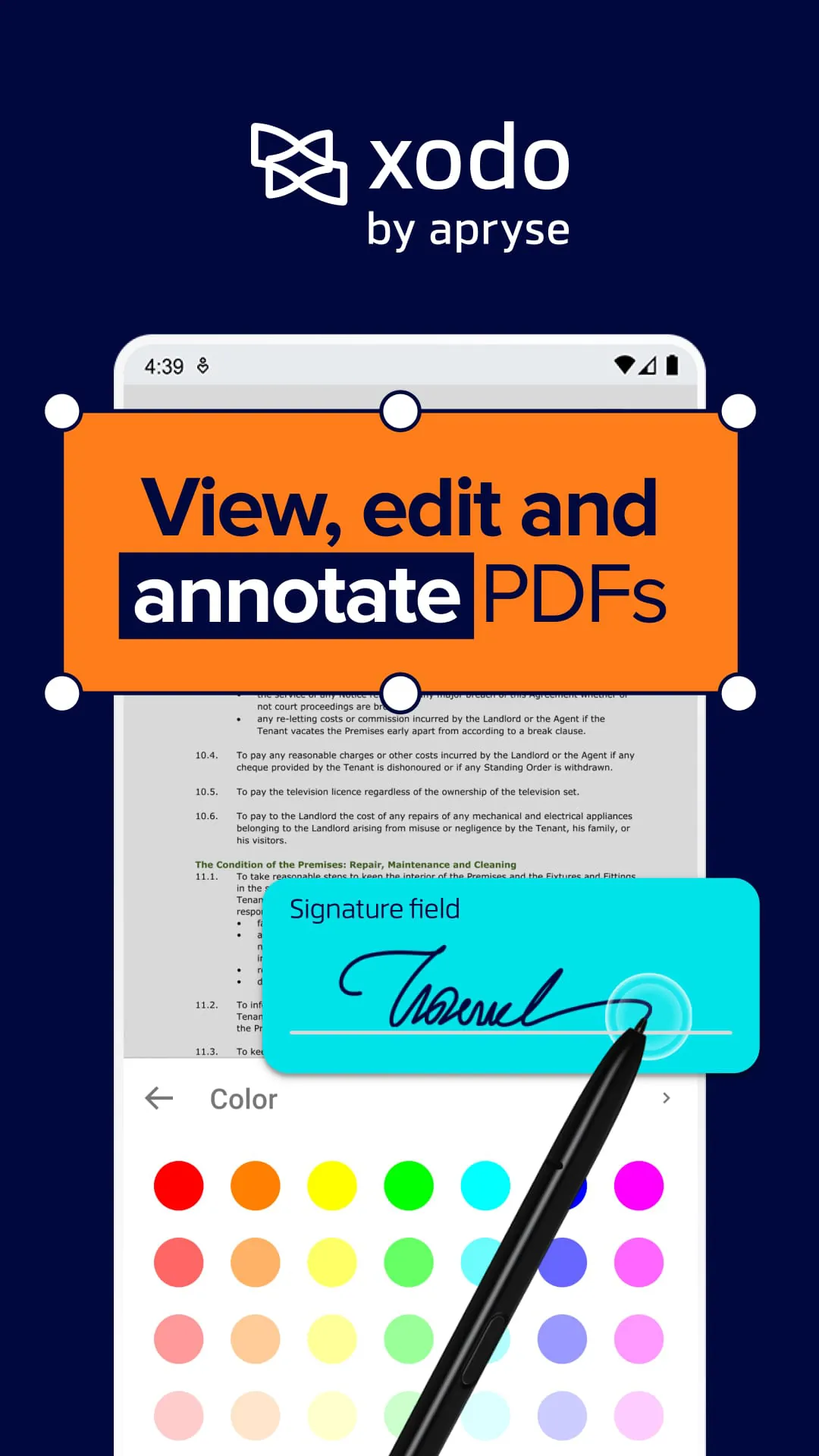 PDF File Editor & Reader: Xodo