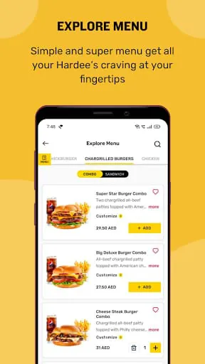 Hardee's UAE-Order online