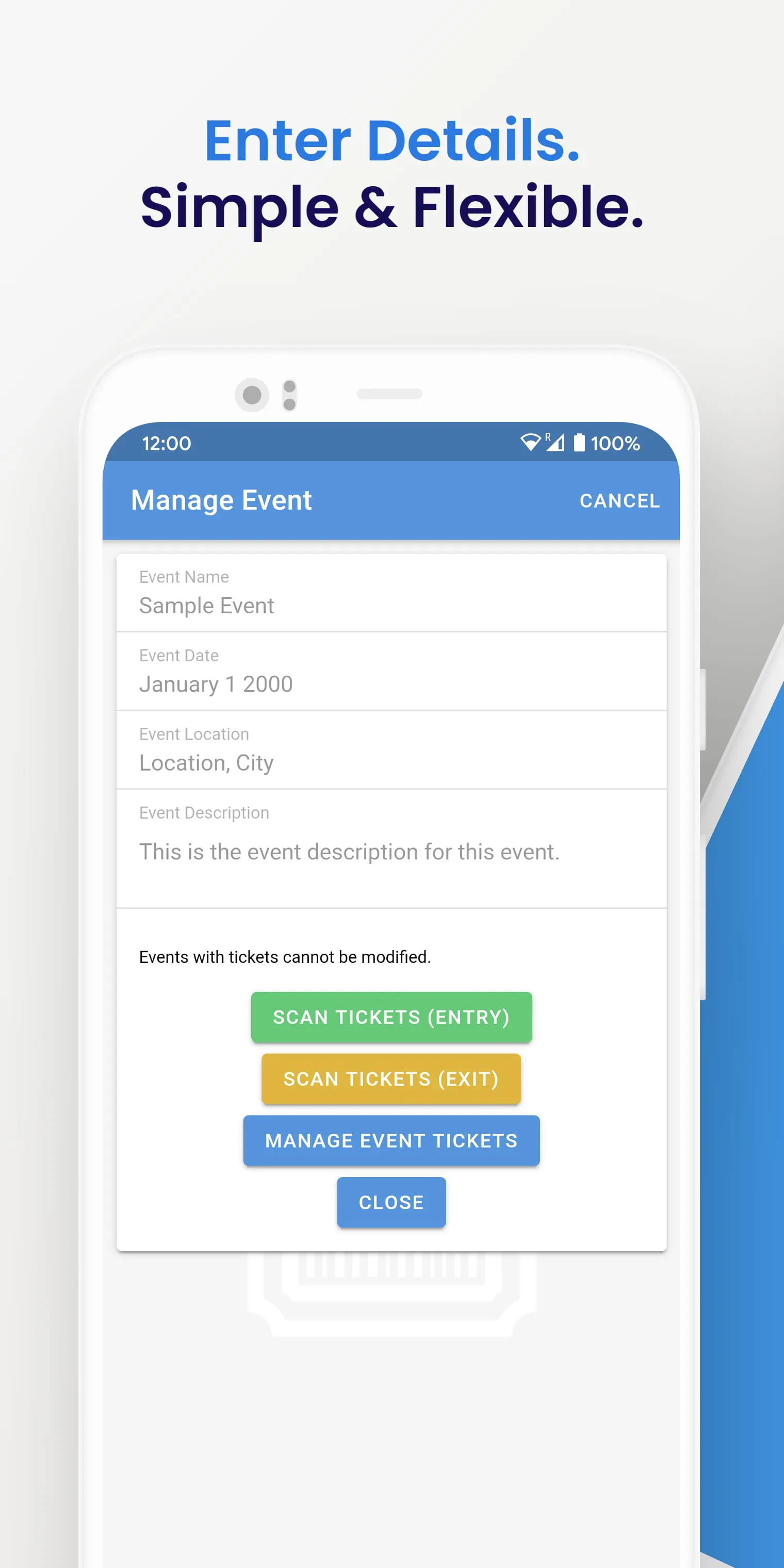 Event Ticket Hero: Create. Run