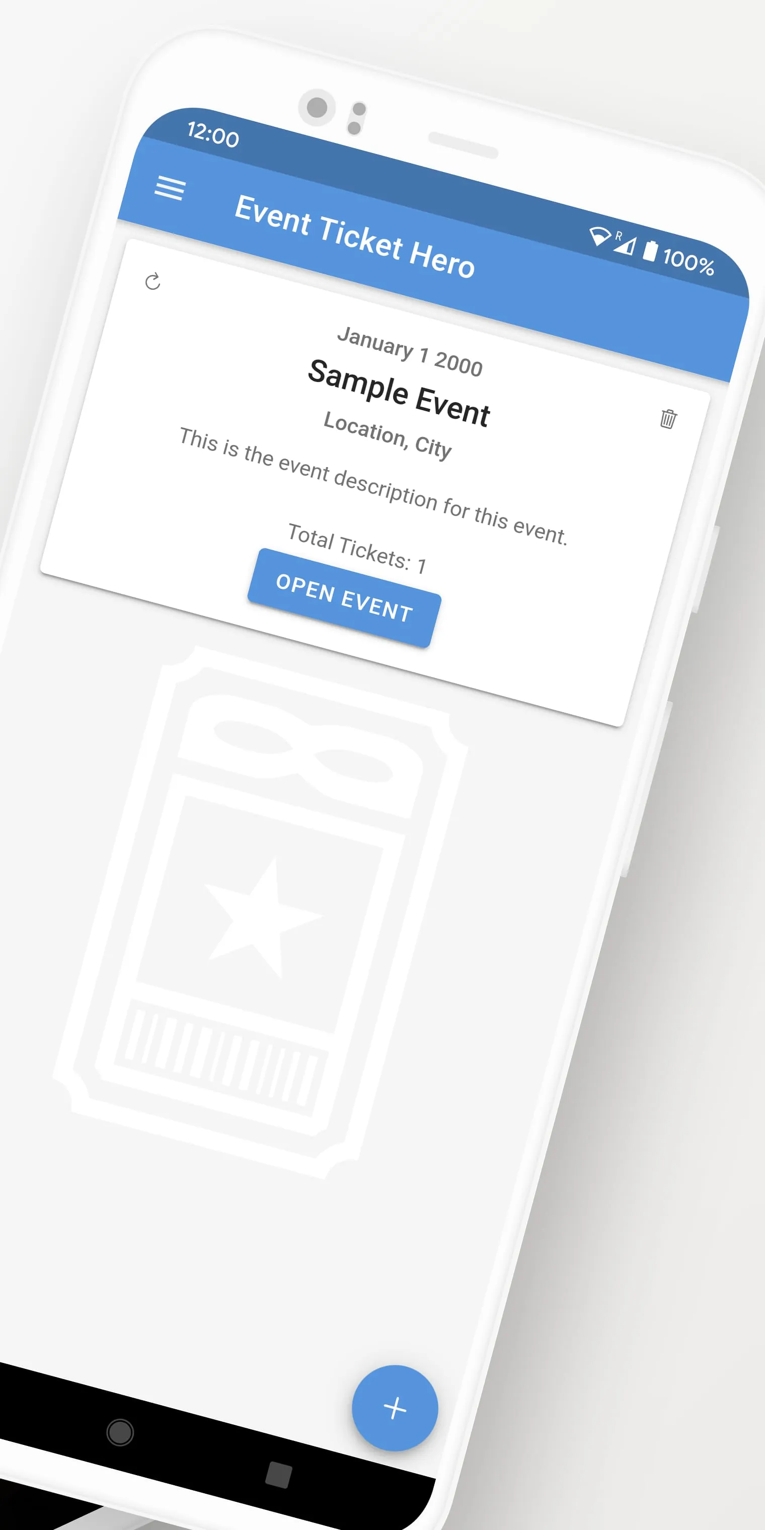 Event Ticket Hero: Create. Run