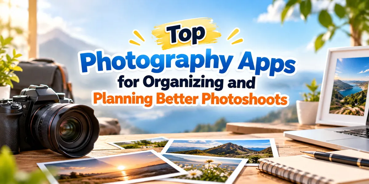Top Photography Apps for Organizing and Planning Better Photoshoots