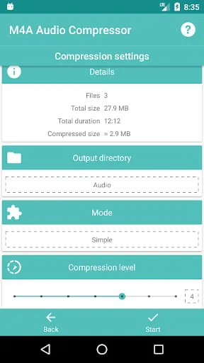 M4A Audio Compressor