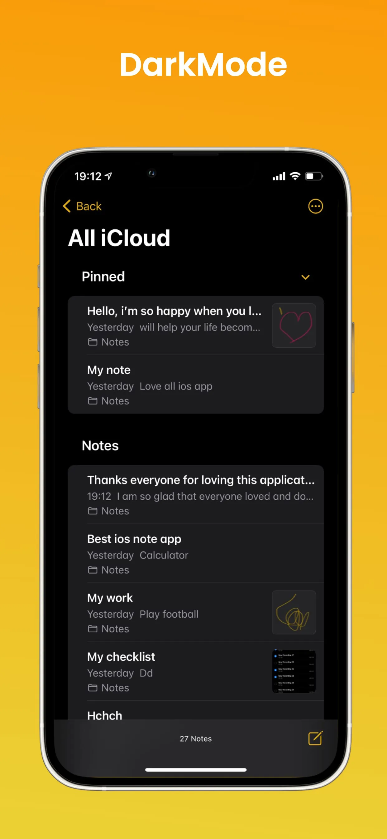 Note OS 18 - Phone 16 Notes